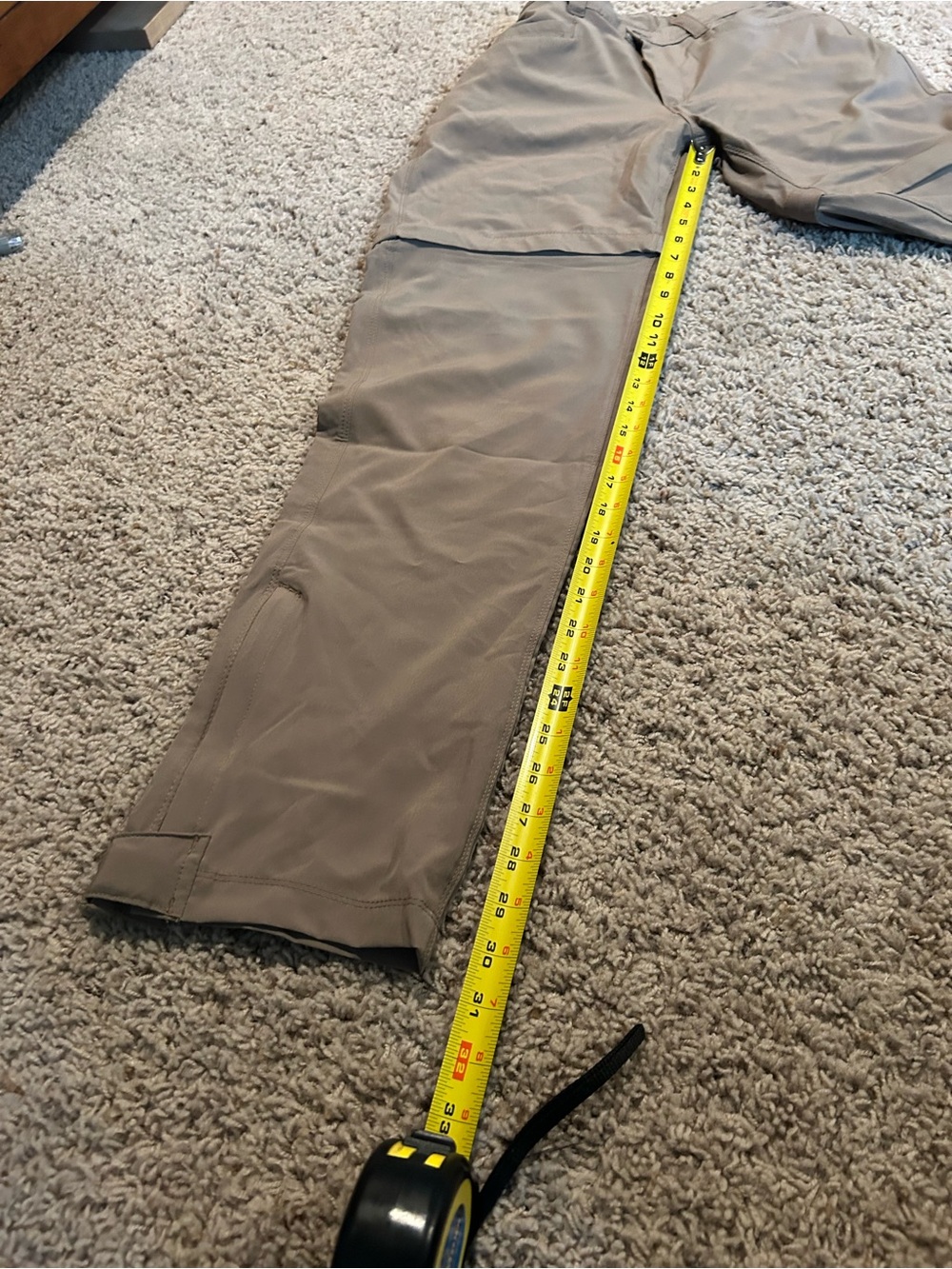 White Sierra Men's Cargo Pants — Taupe